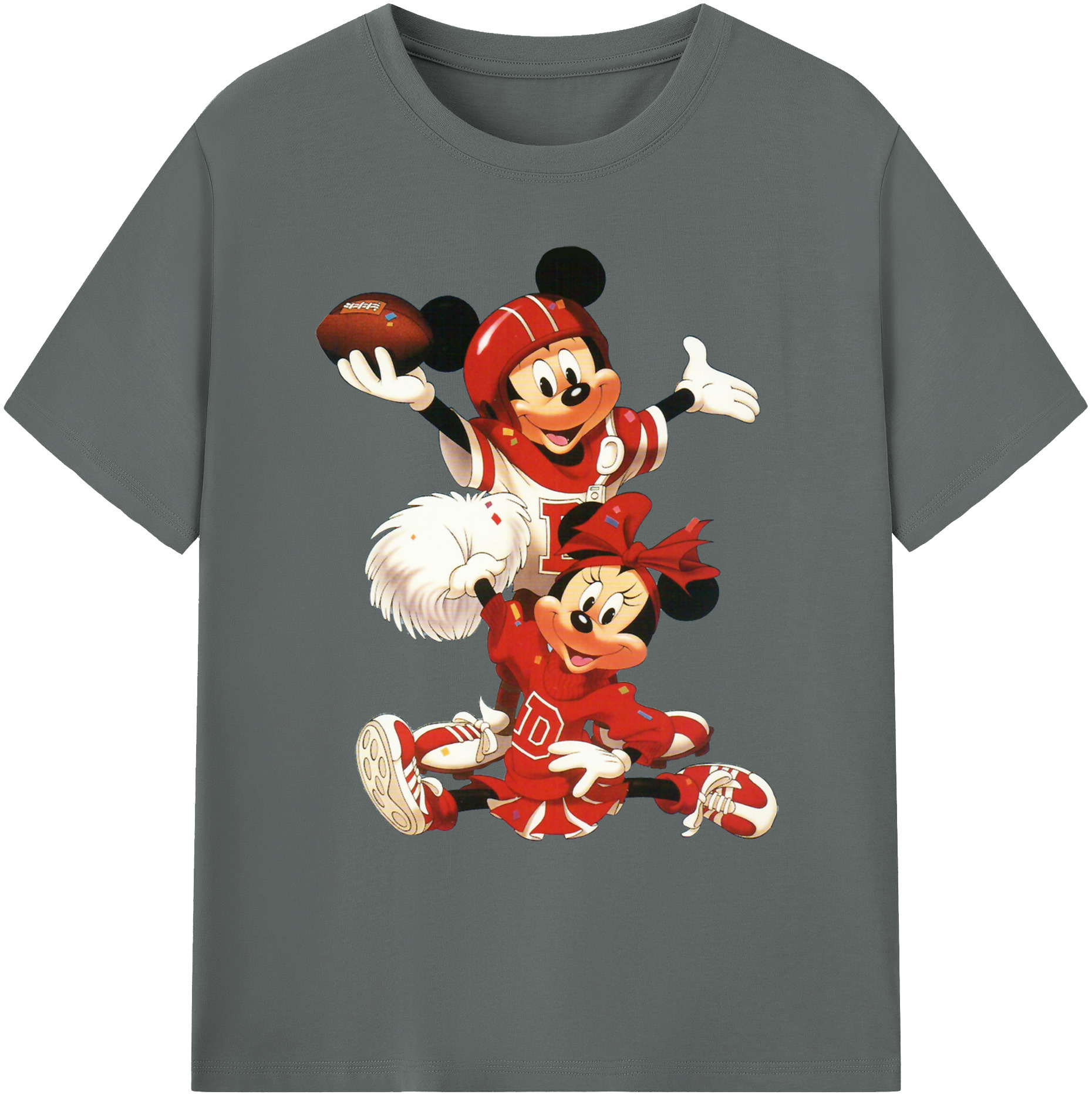 ミッキーマウス Mickey Mouse 綿100％ メンズ半袖Tシャツ｜肌触りやわらか＆通気性